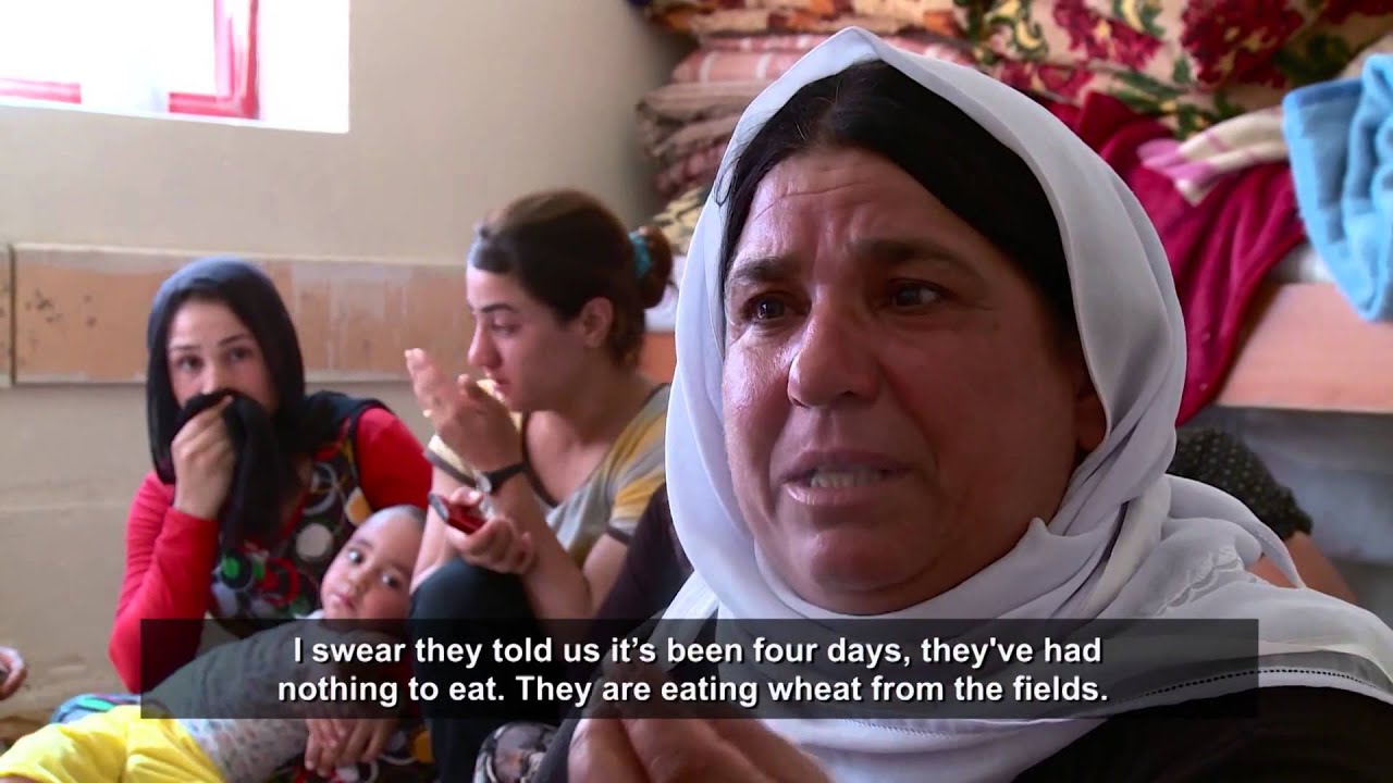 Iraq - Thousands More Refugees Flee Sinjar