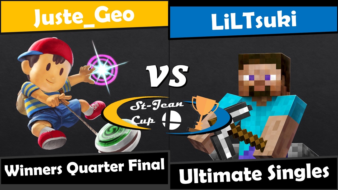 LILTsuki (Steve) vs juste_Geo (Ness) - Winner Quarter-final - SJC s7e2