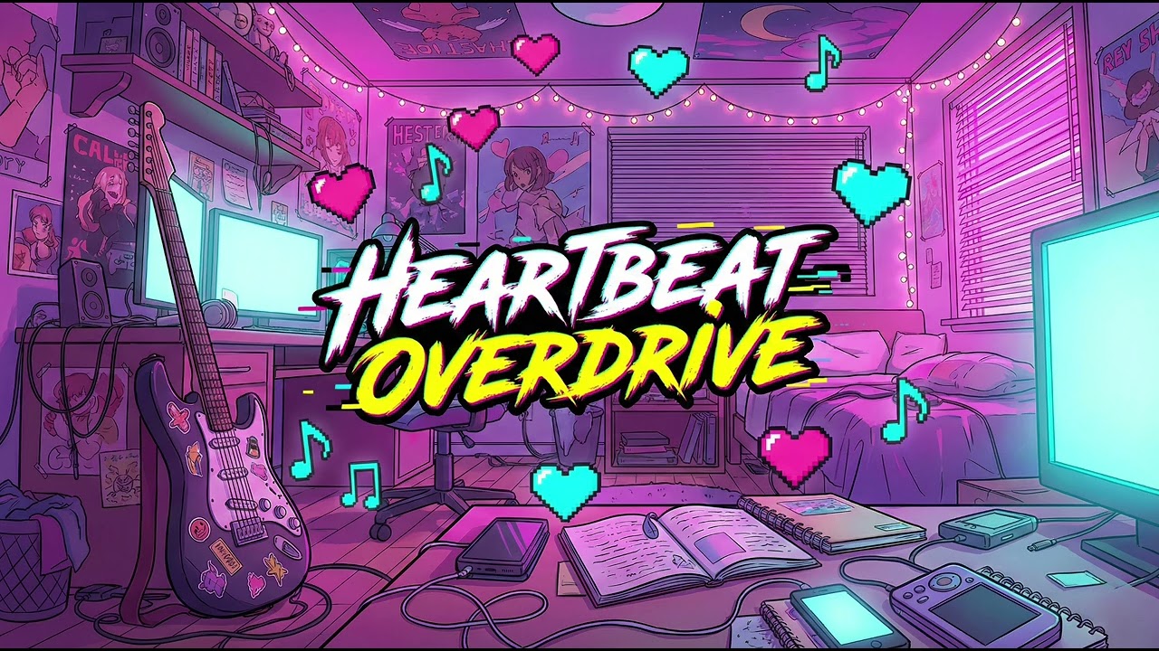 [Anime Opening] [Upbeat Pop Punk] ⚡ Heartbeat Overdrive | Suno AI