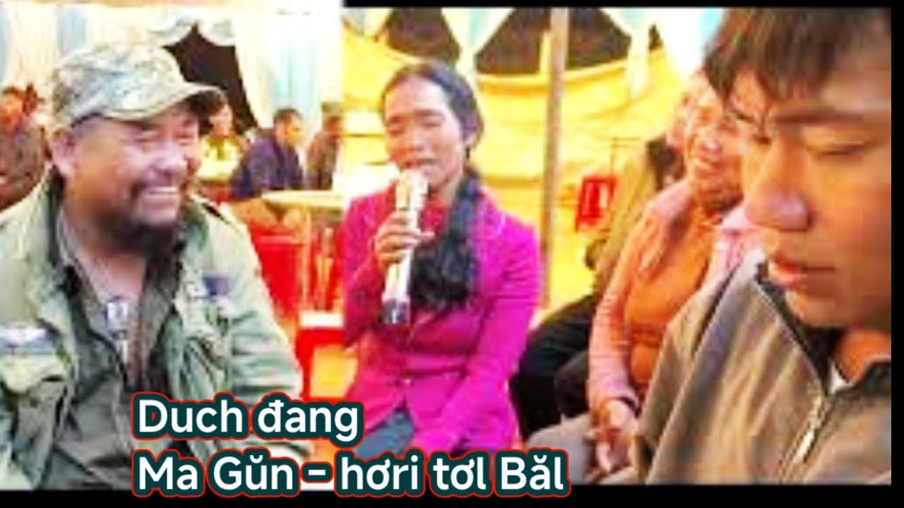 Duch Đang & Mih GŭN hơri Bơyong | chị đang vs anh GƯN hát bana song ca đêm vui tại làng Aluk 2025