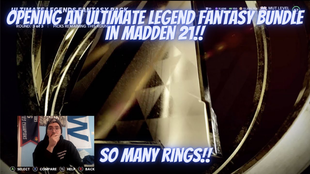 OPENING AN ULTIMATE LEGEND FANTASY BUNDLE IN MADDEN 21 WITH BOOSTED ODDS!! SO MANY UL RINGS IN THIS!