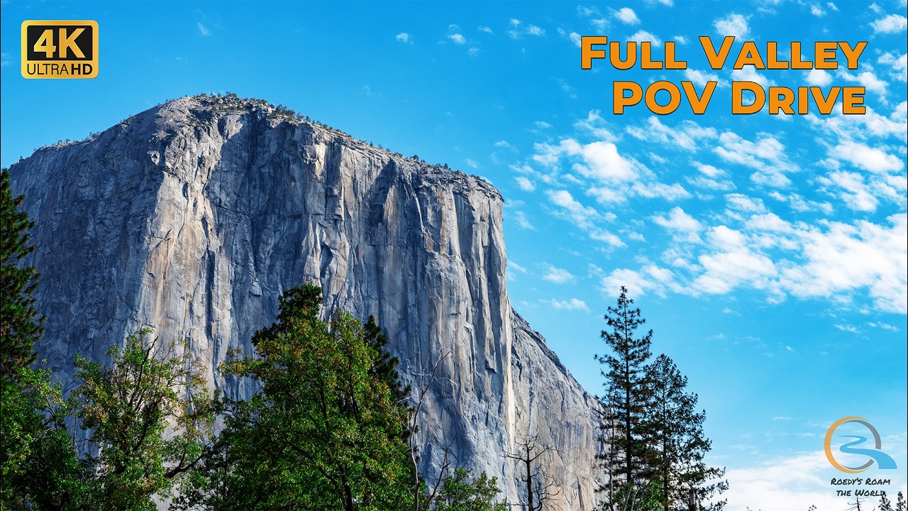 Full Yosemite Drive: Entrance to Tunnel View – El Capitan & Yosemite Valley