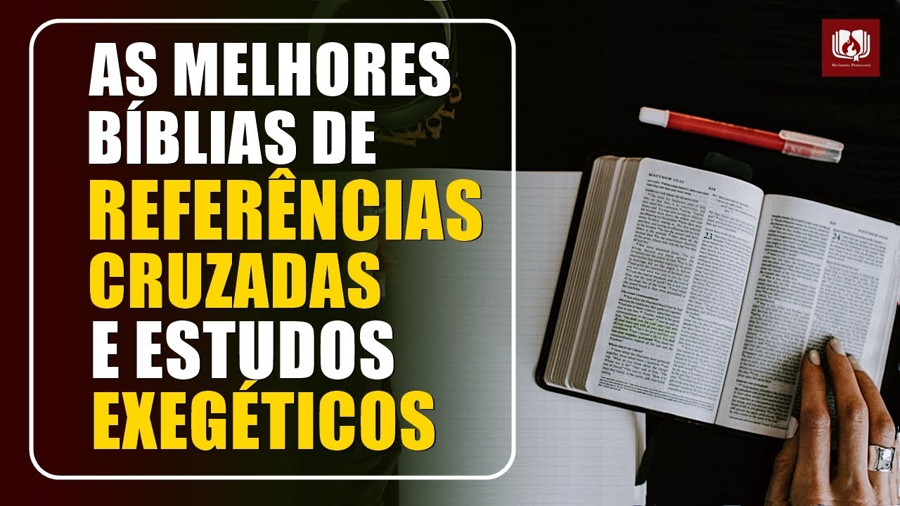 As melhores bíblias de referências cruzadas e para estudos exegéticos / #bibliaicm  #biblia  #biblia