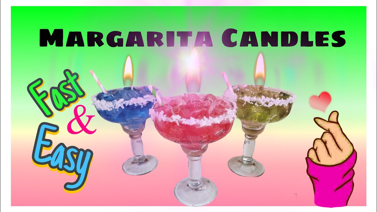 How to make Margarita/drink candles. Super easy