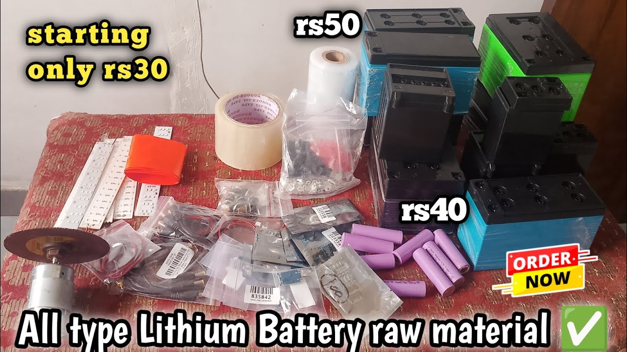 Lithium ion battery raw material available ✅ order now