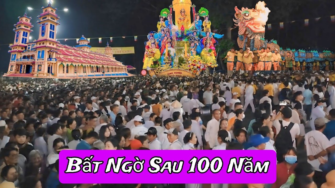Điều Bất Ngờ Sau 100 Năm Đại Lễ Hội Yến Diêu Trì Cung Tại Tòa Thánh Tây Ninh Ít Người Biết