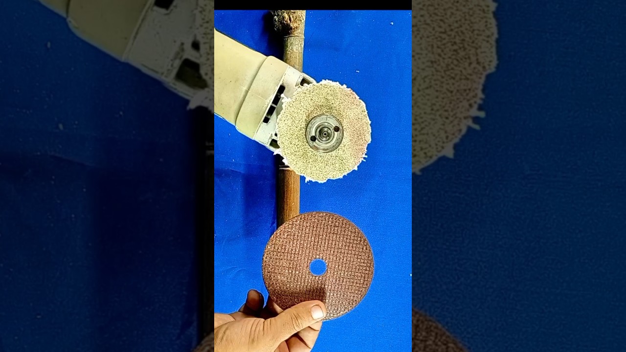 Ultimate Homemade Grinder Blade Experiment! (DIY Cutting Disc)#Shorts ​#DIY​#Howto​ #reallifehacks