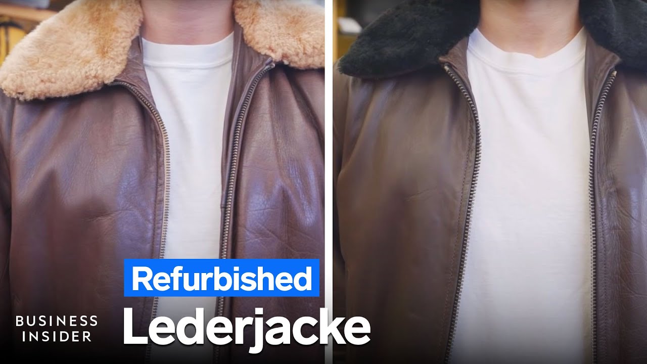 Wie die Restaurierung einer Lederjacke für 1 500 Dollar aussieht  Refurbished