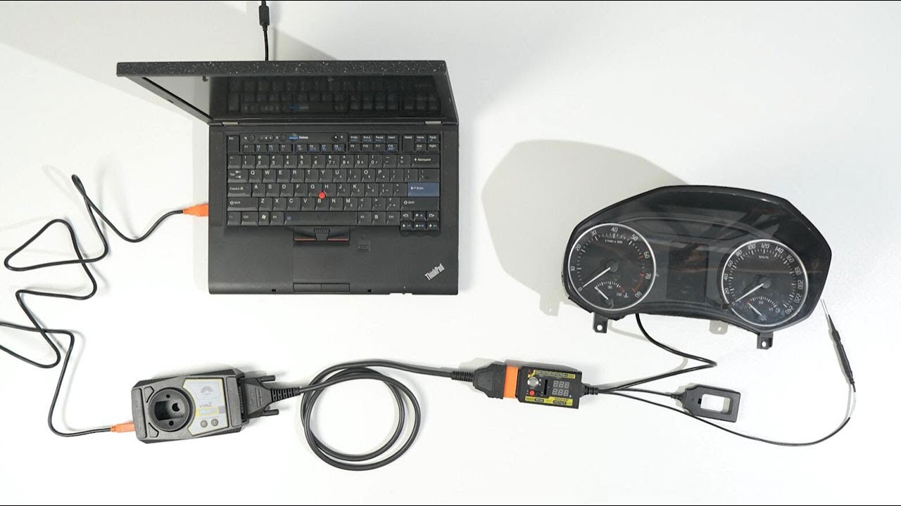 How to use Godiag GT110 VW IMMO4 UDS Test Platform with Xhorse VVDI2-OBDII365