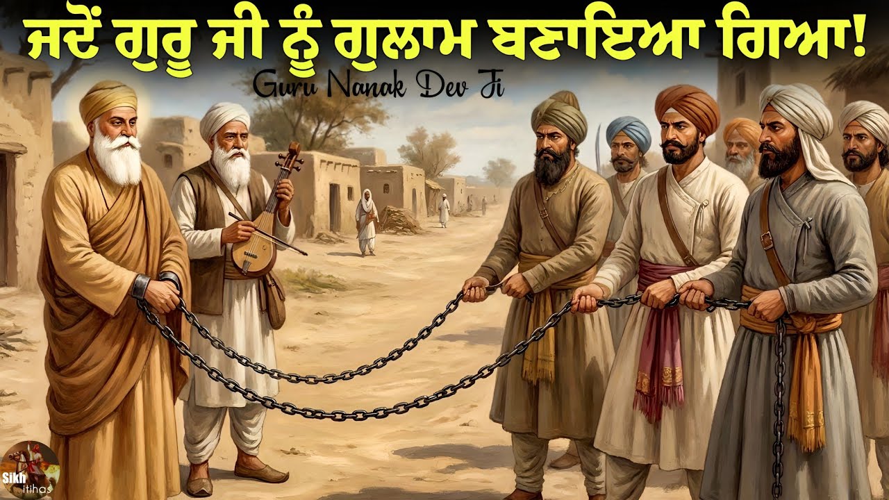 ਜਦੋਂ ਗੁਰੂ ਜੀ ਨੂੰ ਗੁਲਾਮ ਬਣਾਇਆ ਗਿਆ || ਭਾਈ ਮਰਦਾਨਾ ਜੀ || ਰੁਹੇਲਖੰਡ ਦਾ ਸਰਦਾਰ || Guru Nanak Dev Ji Sakhi