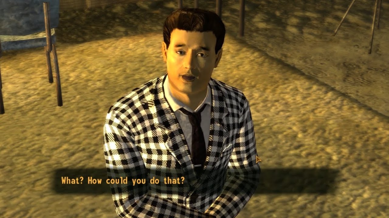 Benny's Reaction When You Destroy The Securitron Army