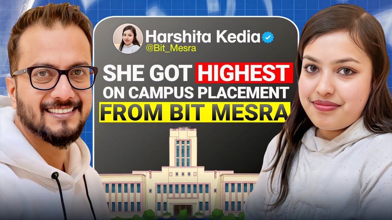 Meet Highest Placement Student From BIT MESRA Harshita Kedia | Brothers Academy 
