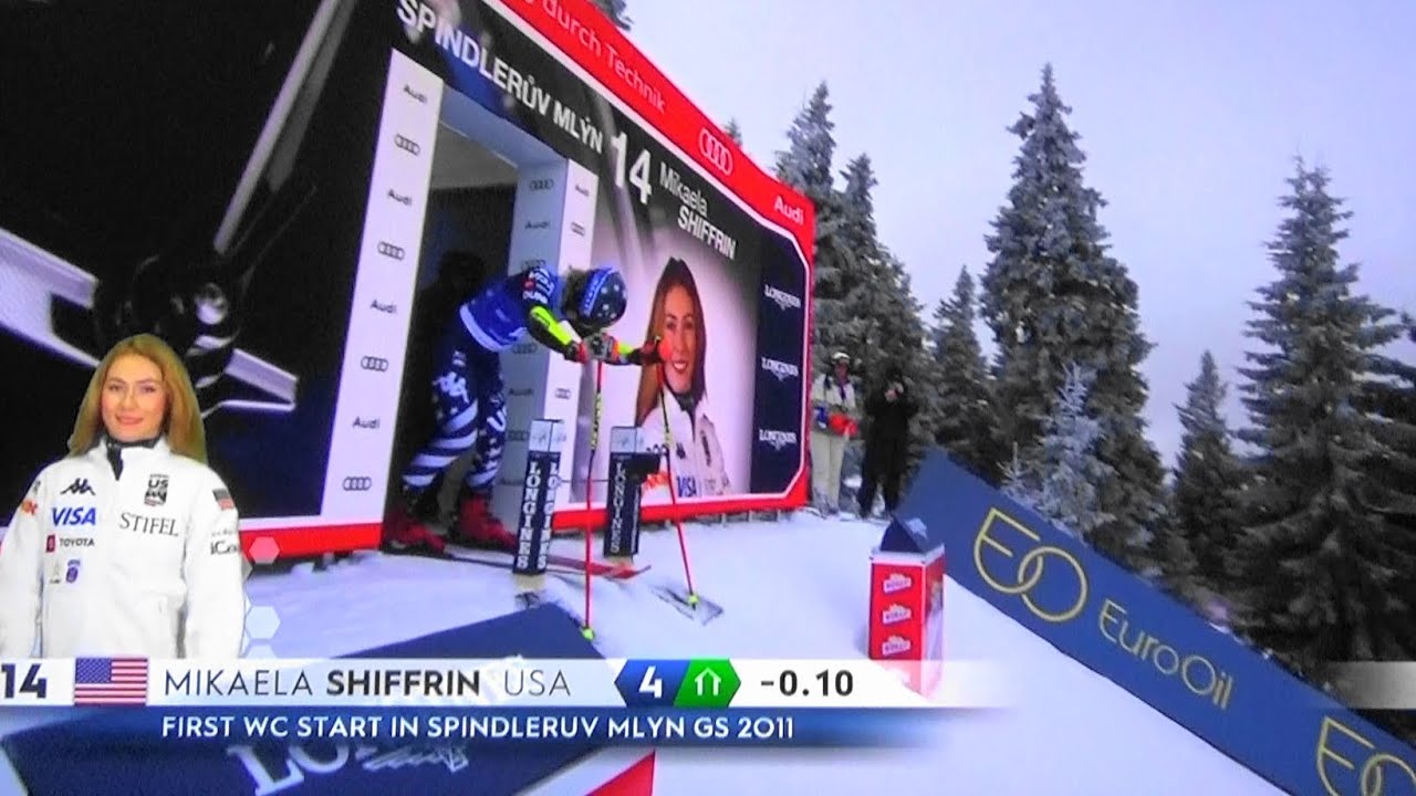Mikaela Shiffrin - Giant Slalom - Spindleruv Mlyn RUN 2