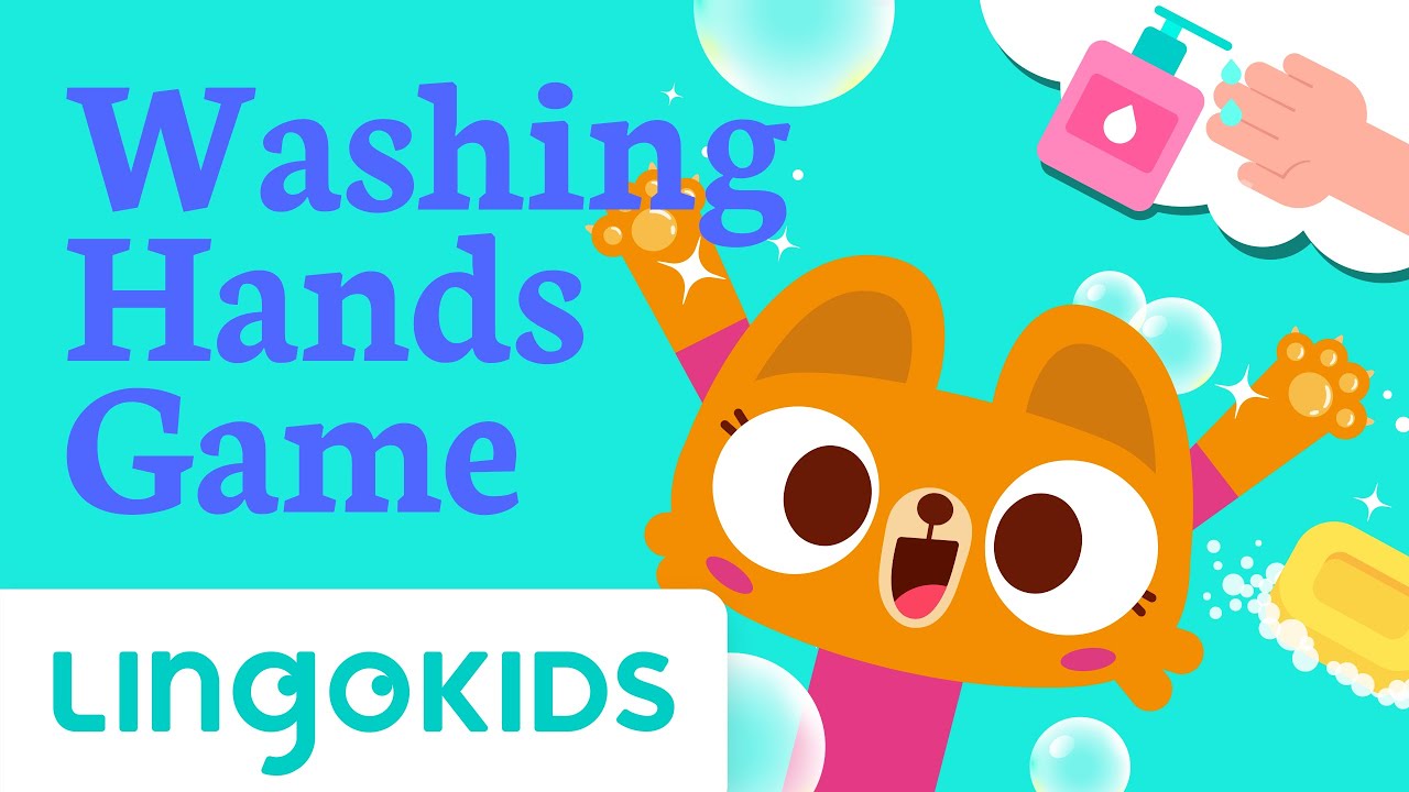 WASHING HANDS GAME 🖐️🧼  Lingokids App Games