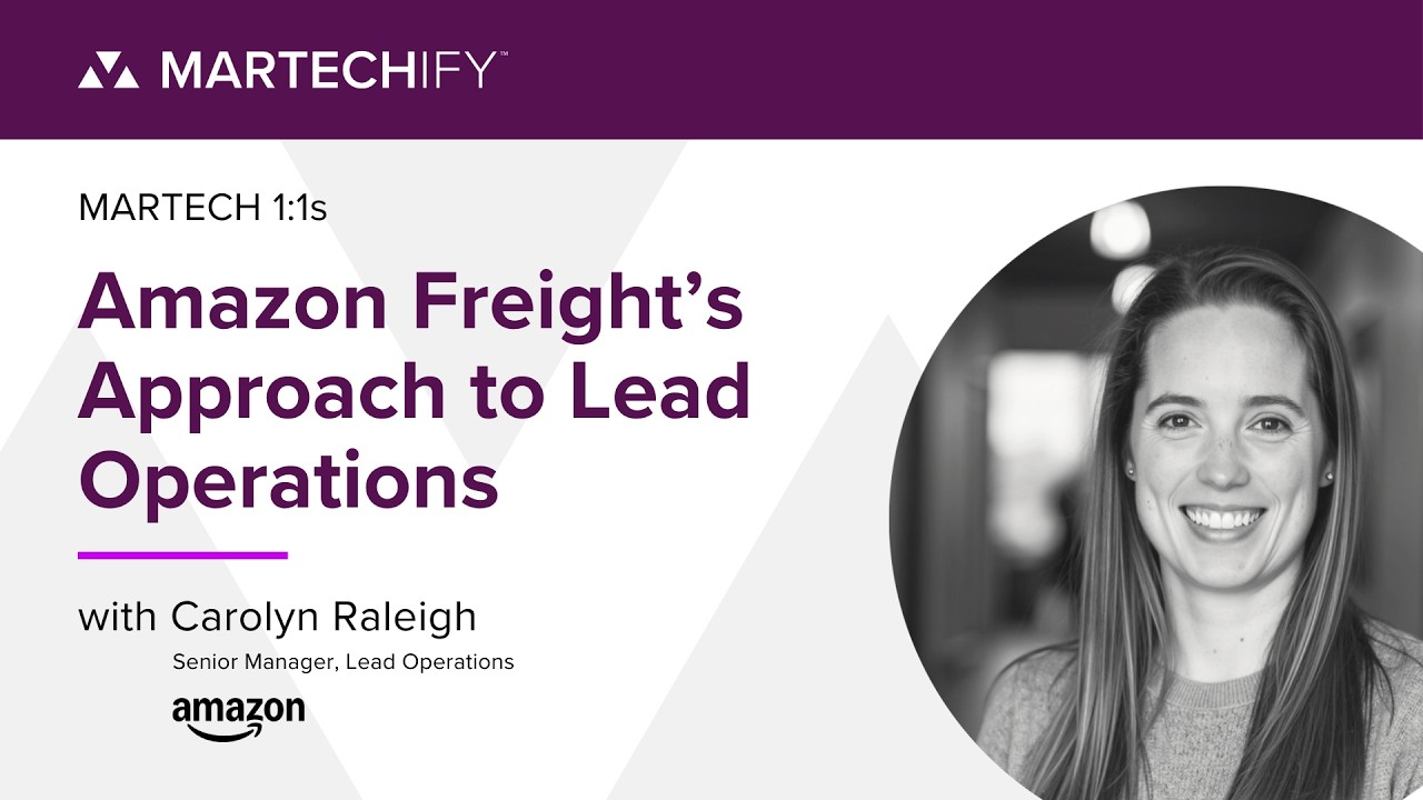 What Marketers Can Learn from Amazon Freight’s Approach to Lead Operations