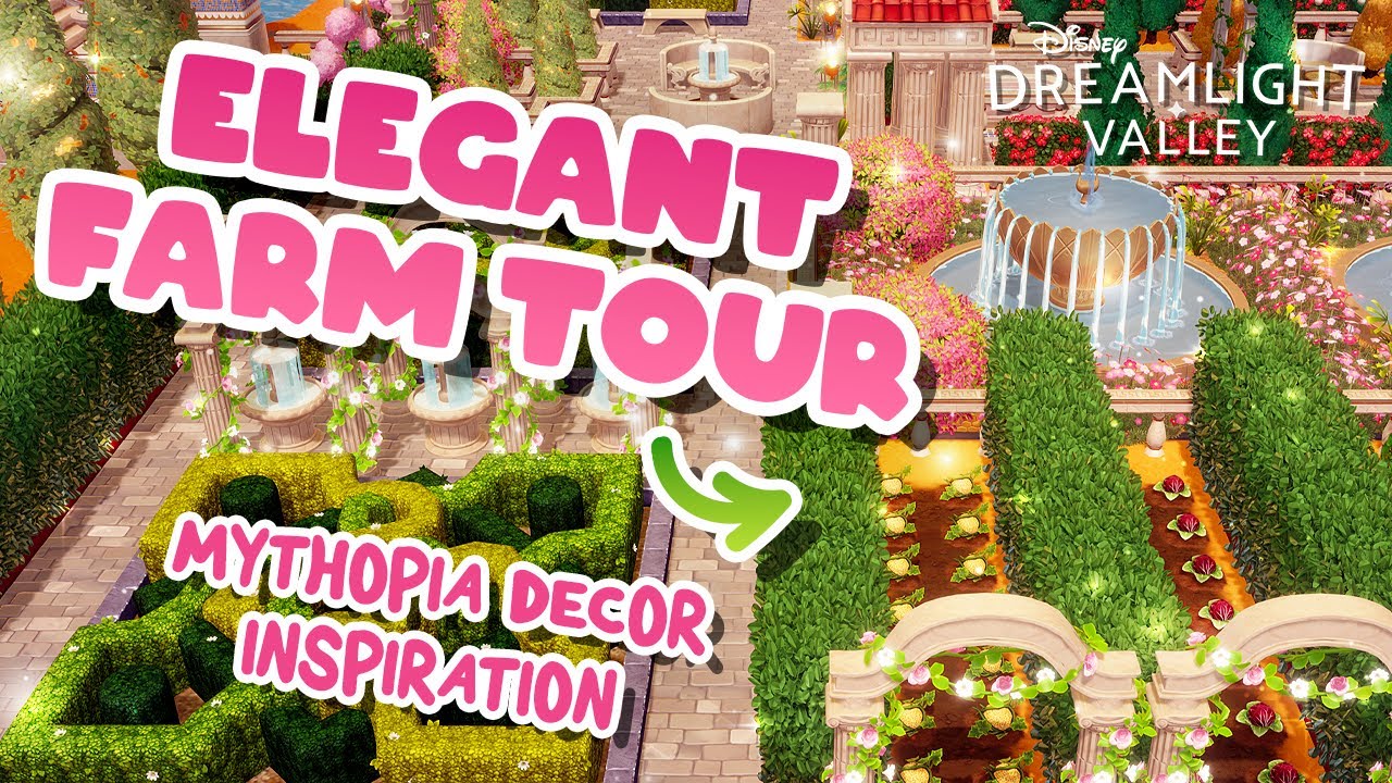 Mythopia Garden & Farm Tour: A Build I Forgot to Show You! | Disney Dreamlight Valley