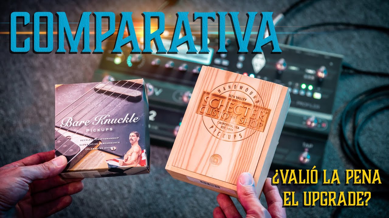 Comparando pickups SCHECTER STOCK VS BARE KNUCKLE COBRA - Guitar Maniax