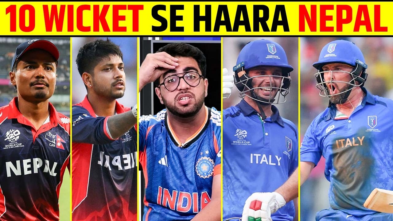 NEPAL LOSE BY 10 WICKETS | ONE-SIDED ITALY DOMINATION | #nepalcricket #t20worldcup2026