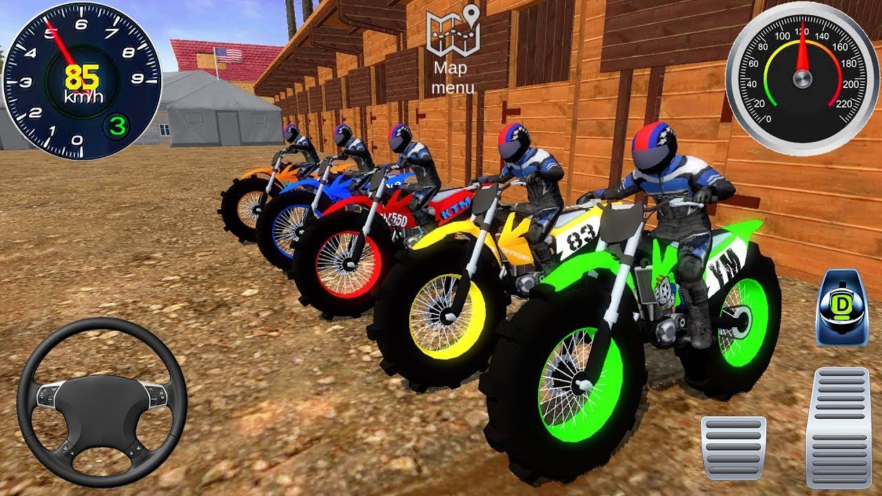 Juego De Motos - Prueba Extrema de Motocicletas #2 - Dirt Bike Off-Road Outlaws Android Gameplay FHD