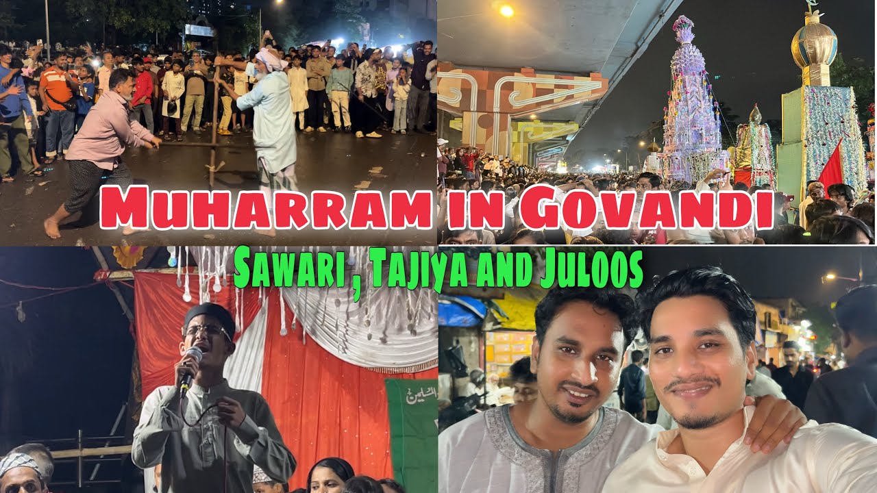 Govandi Muharram 2025 | Juloos, Sawari Tajiya & Dhol - Heartfelt Azadari Moments