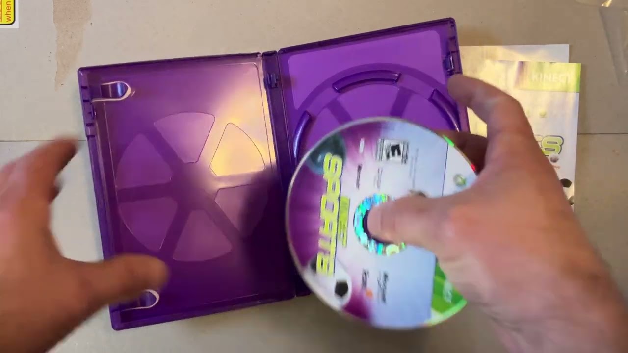Kinect Sports totalmente en Espanol adv. art sealed unboxing Xbox 360