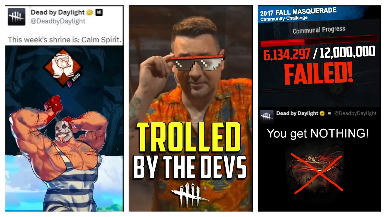 Каждый раз, когда разработчики троллили нас в Dead by Daylight