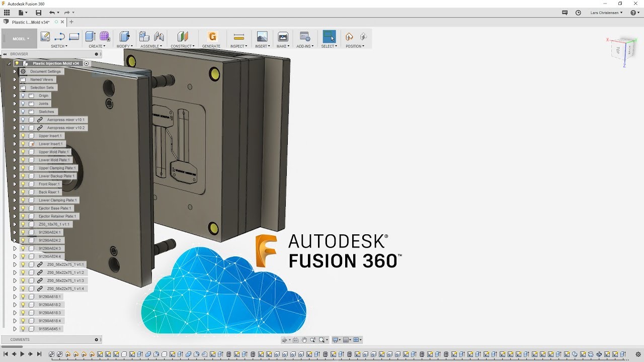 Overview of CAD in The Cloud — Fusion 360 Tutorial — #LarsLive 160