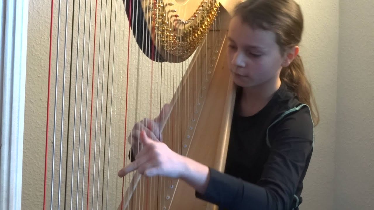 Merengue Rojo (Red Merengue) Alfredo Rolando Ortiz von Ronja Ehrbar auf der Harfe harp