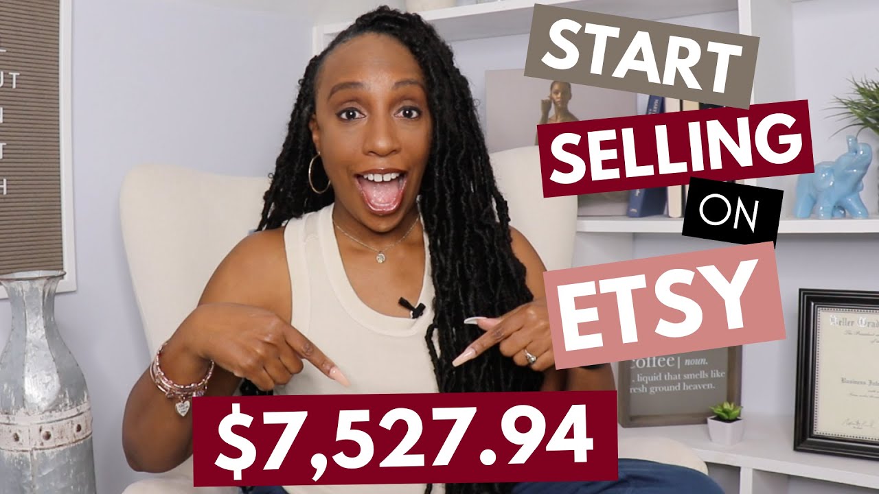 How To Start an Etsy Shop - Selling on Etsy for Beginners - Etsy Side Hustle - Step by Step Tutorial