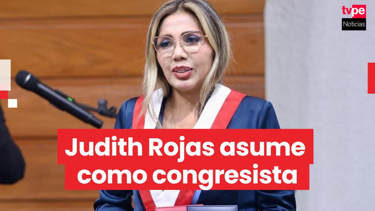 Judith Rojas jura como congresista en reemplazo de Carlos Anderson