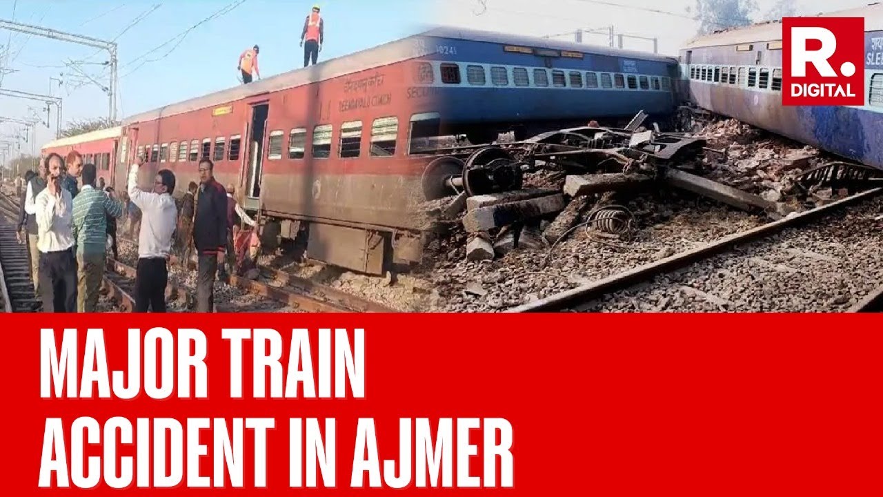 Rajasthan Train Accident: 4 Coaches of Sabarmati-Agra Superfast Train Derail, Probe Initiated