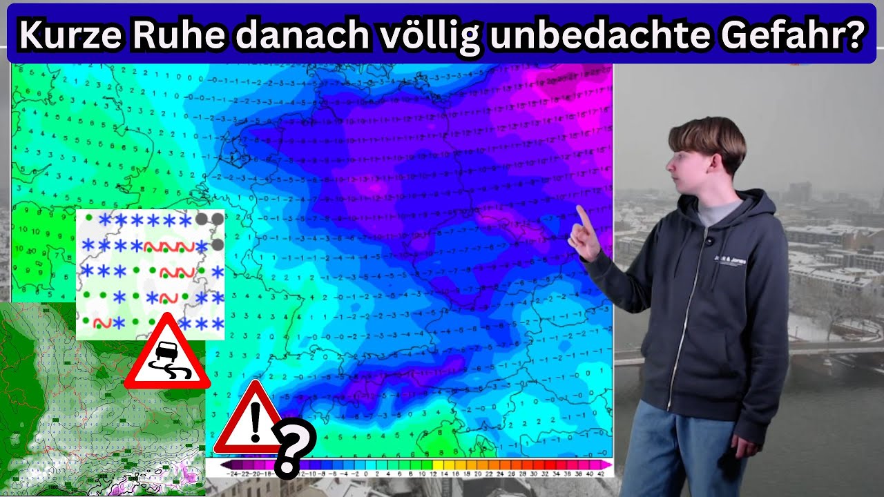 Kurze Ruhe danach völlig unbedachte Gefahr? Glätte u. Schnee noch nicht mehr vom Tisch!