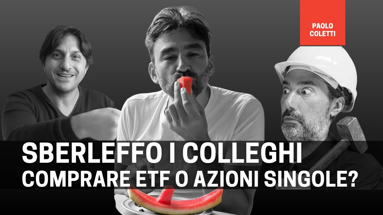 Comprare azioni singole invece di etf? Vantaggi e svantaggi con dissing a@Pasquale Riganello @Smettere di lavorare