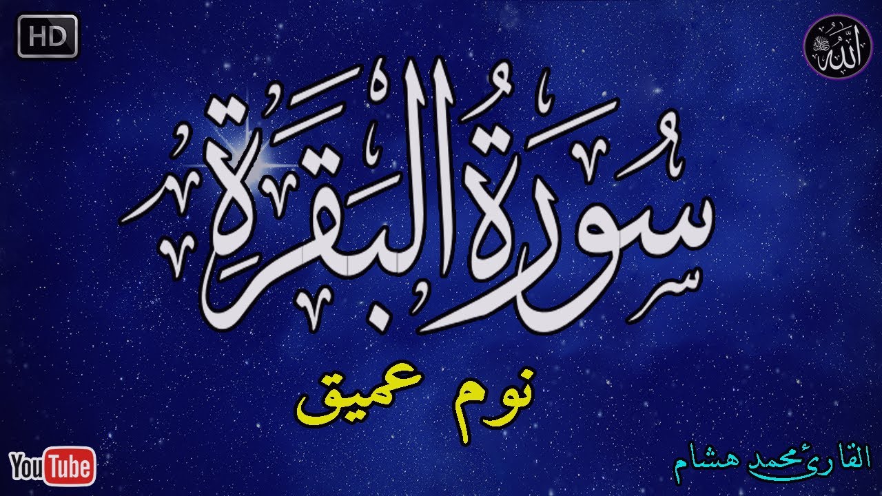 سورة البقرة طاردة الشياطين💚 بصوت هادئ ومريح جدا جدا 💚💤تلاوة هادئة للنوم والراحة النفسية 😴