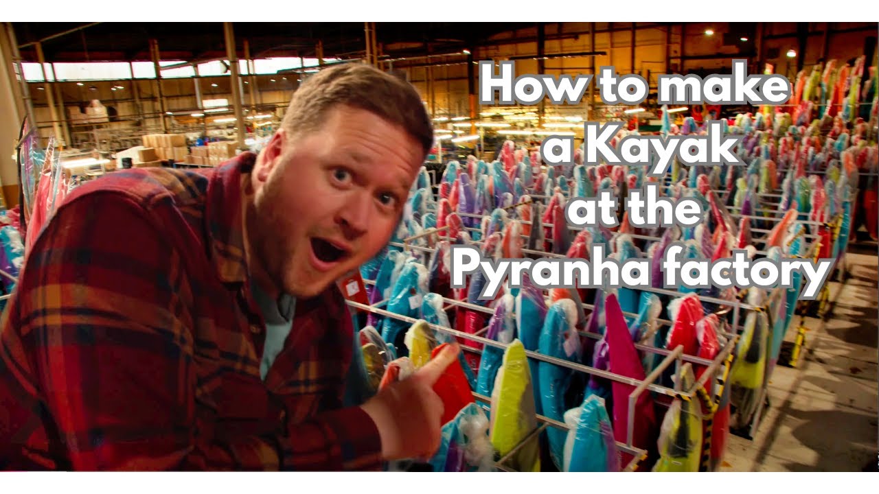 This factory turns plastic powder into Kayaks | Whitewater Kayak Factory tour