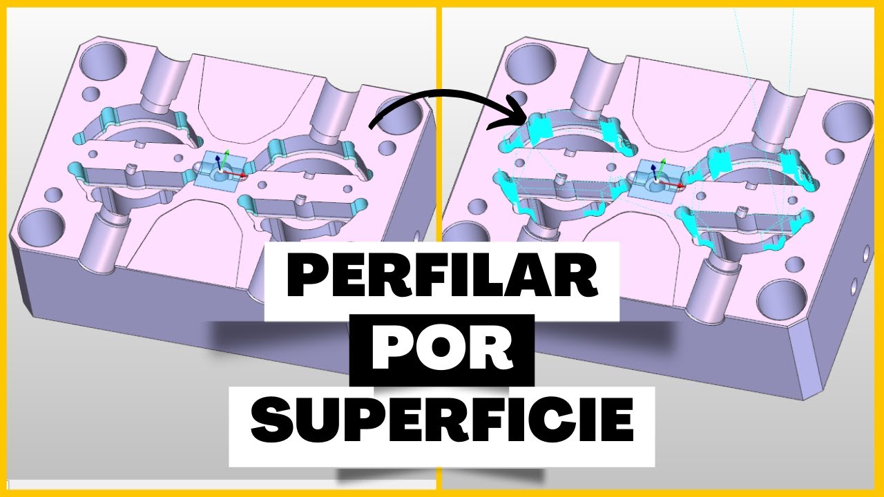 Operação de PERFILAR por Superfície
