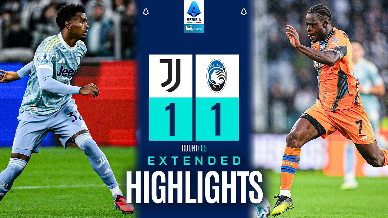 MAXI SINTESI JUVENTUS-ATALANTA 1-1 | EXTENDED HIGHLIGHTS | SERIE A ENILIVE 2025/26