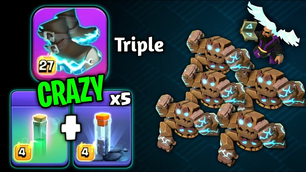 INSANE Heroic Torch | Meteor Golem Spam Attack | Totem Spell + RC Charge x5 Invis attack in Th18