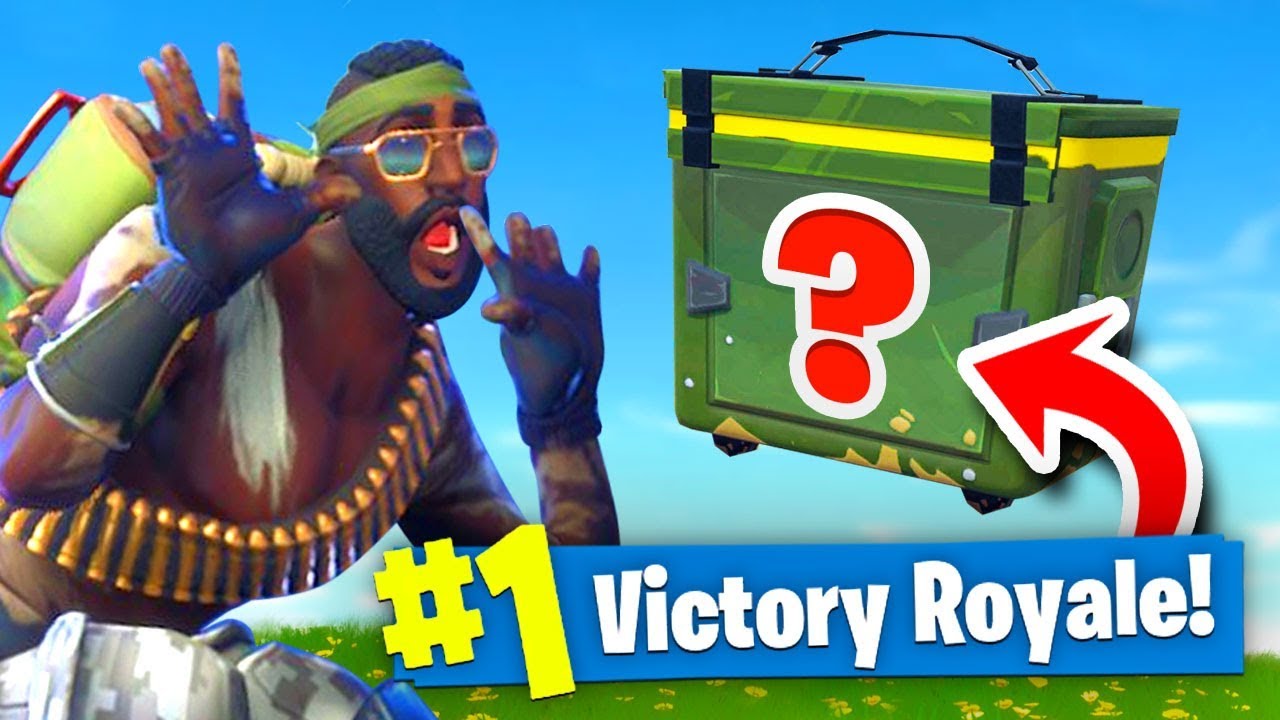 Испытание *СЛУЧАЙНЫХ* ящиков с БОЕПРИПАСАМИ в Fortnite Battle Royale!