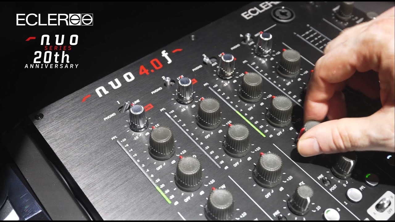 NUO4.0F - New 4 channel analogue mixer by Ecler