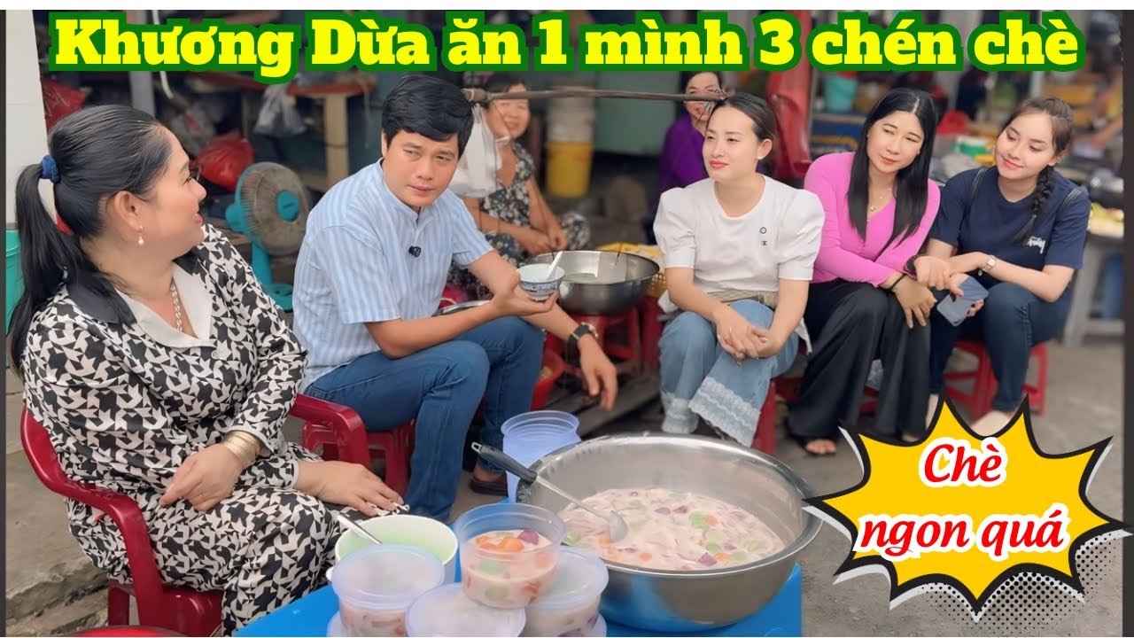 Thuỳ Kim Khiết & SP Khương Dừa ghé chợ Cái Tàu Hạ, ăn no nê đủ món ngon miền Tây.