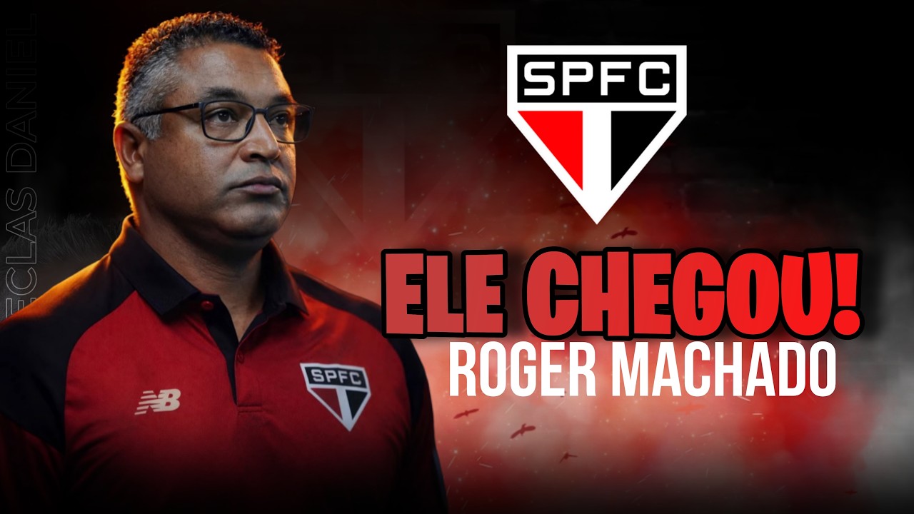 AO VIVO - ROGER MACHADO CHEGOU E É O NOVO TÉCNICO DO SÃO PAULO FC | SPFC