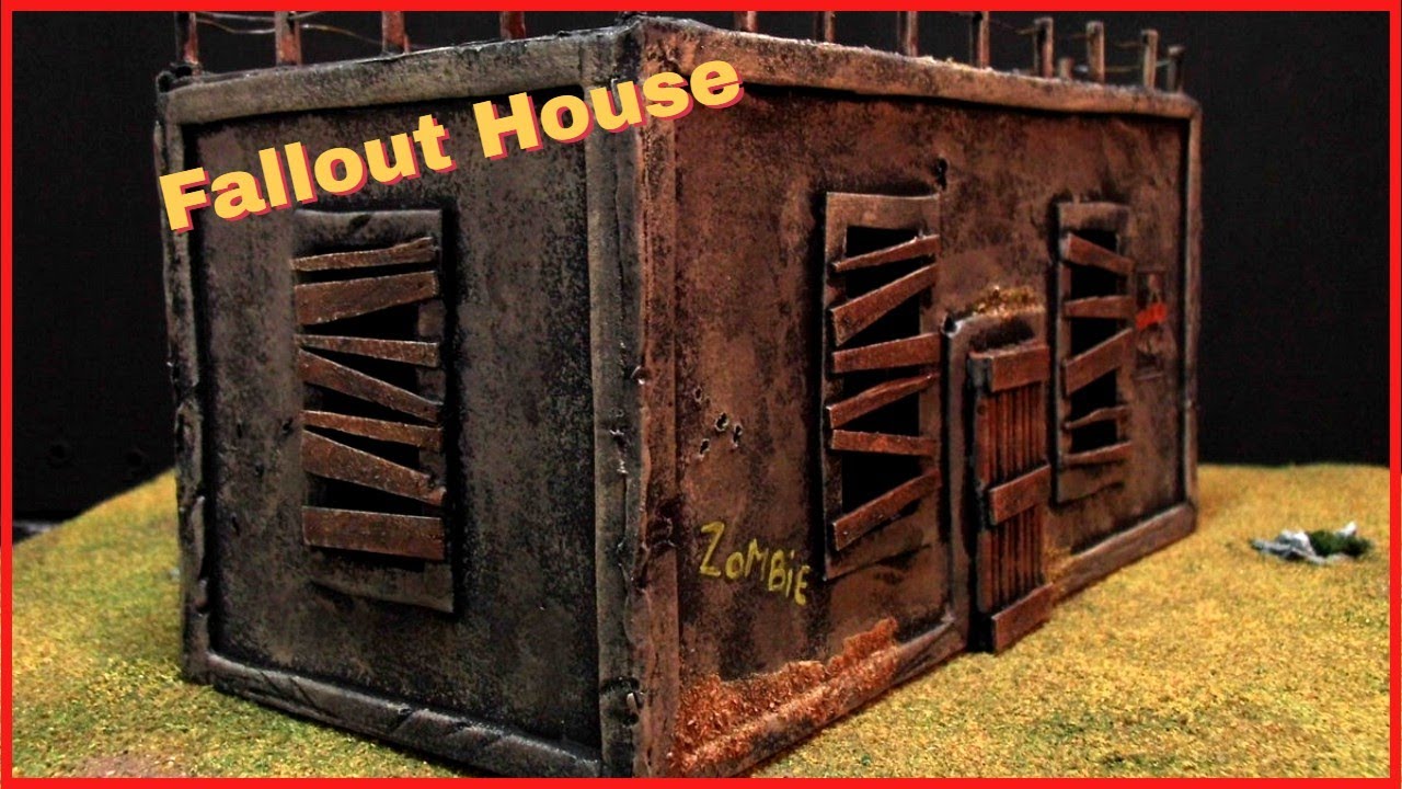 Building a Fallout House, step by step, terrain tutorial
