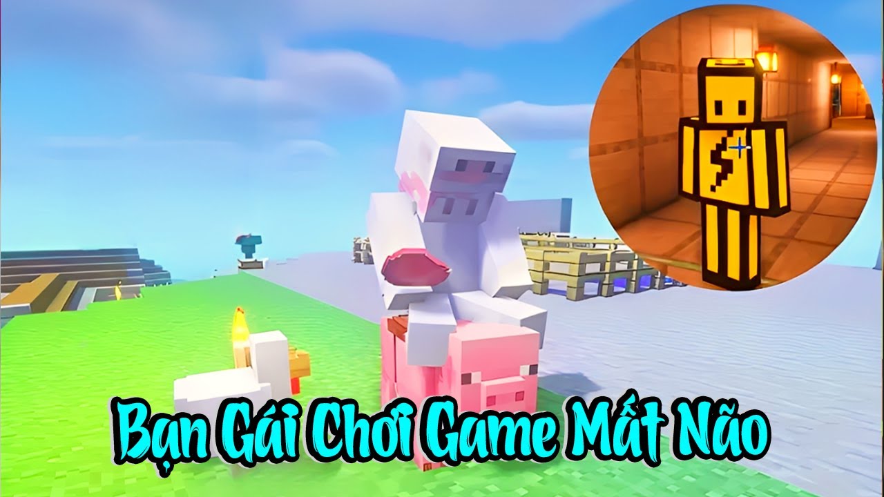🕹️ Bạn Gái Chơi Game Mất Não 😂🧠 #tiktok​​ #douyin​​ #minecraft #LongKaEntertainment