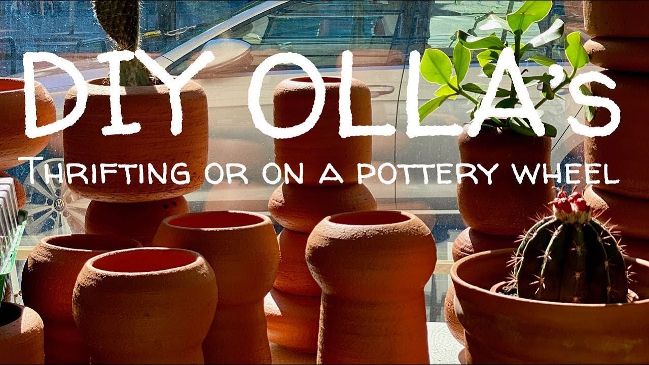 Making Ollas root watering pots | Pottery Studio vlog 25  | for Chateau Unwrapped |