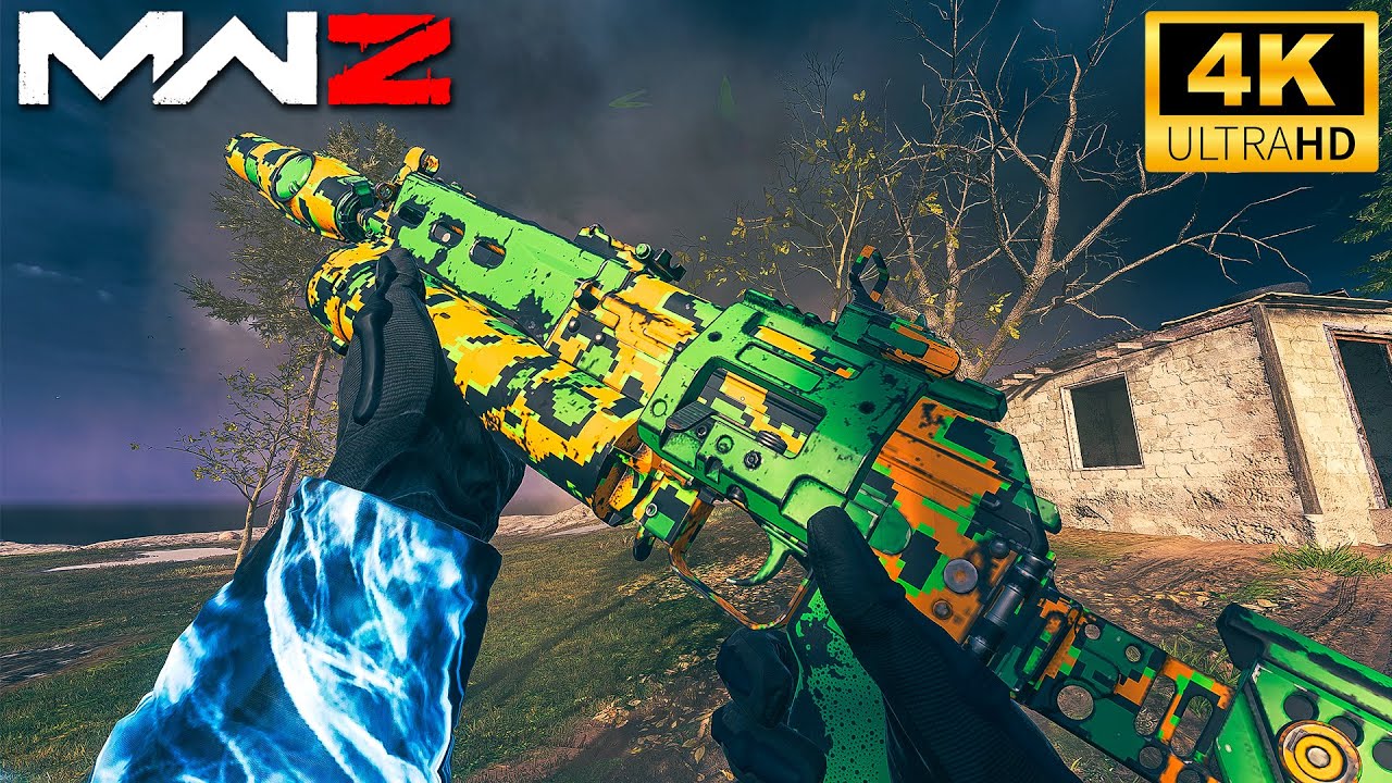 MW3 ZOMBIES - MINIBAK SMG, RED WORM, ELDER DARK AETHER 4K Gameplay (No Commentary)