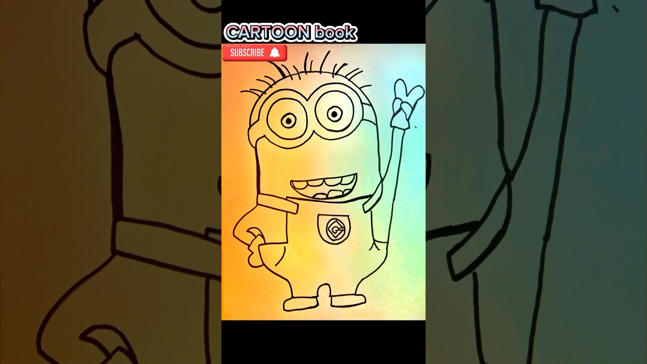 Minions drawing 😍💛  