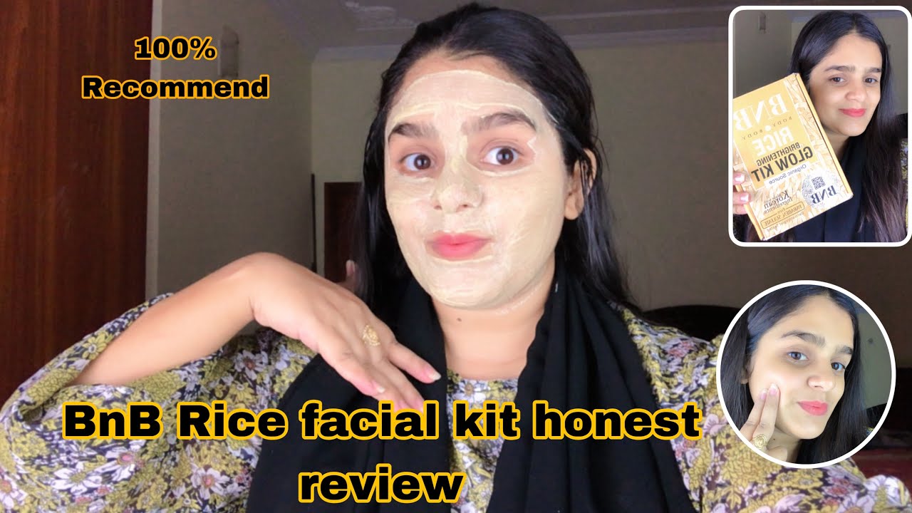 BnB rice facial kit honest review || Eid glow up
