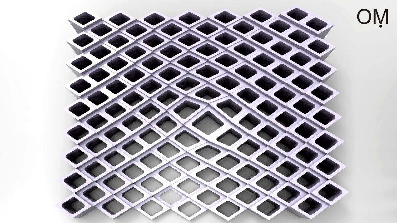 grasshopper grid distortion tutorial