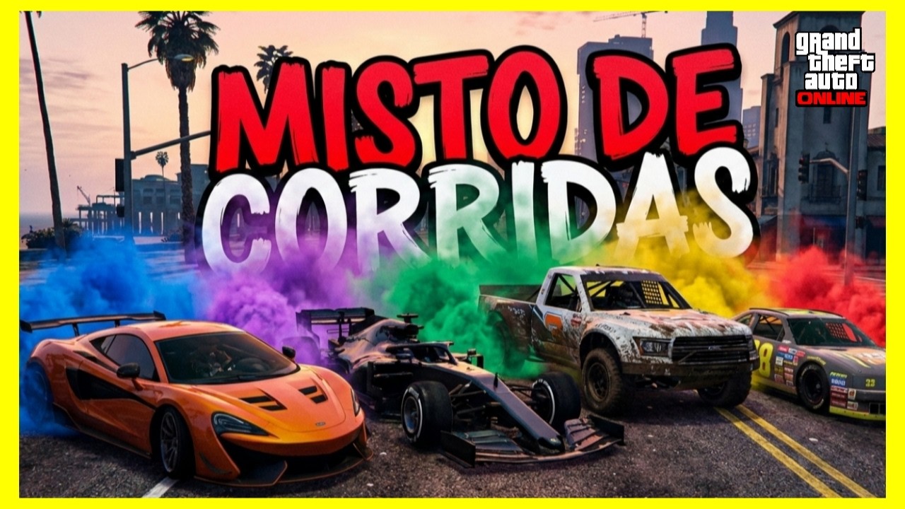 🔴AO VIVO🔴 LIVE DE GTA5 ONLINE PLATAFORMA PS5 - MISTO DE CORRIDAS - VEM COM A GENTE!